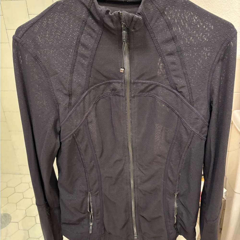 Lululemon Women's Black Mesh Define Jacket